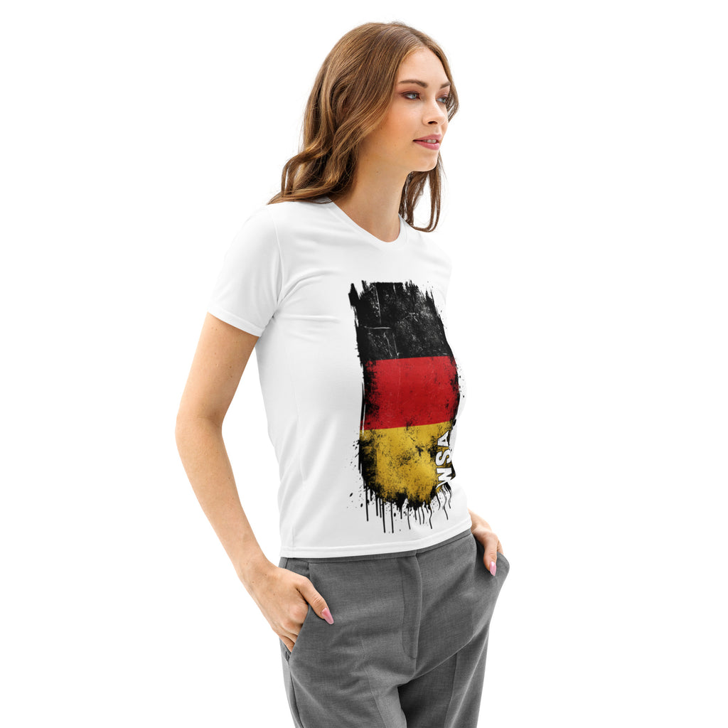 Germany World Cup 2026 Women's Cotton Crew Neck T-Shirt
