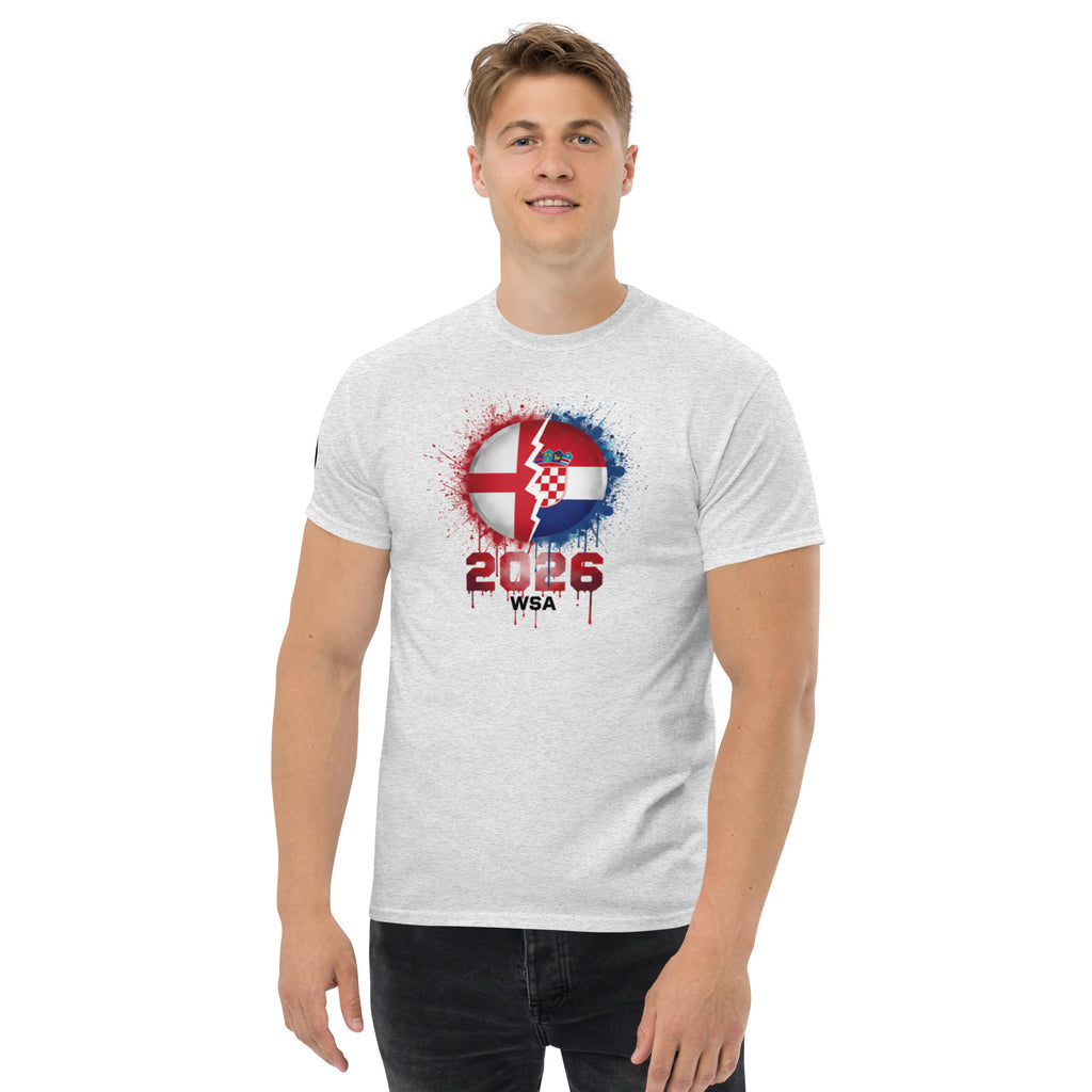 England Croatia Limited Edition Unisex classic tee
