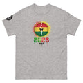 Gray t-shirt with a Ghana flag design and '2026 WSA' text on a white background