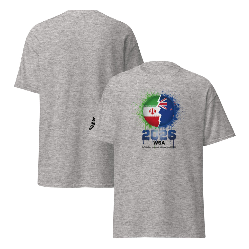 Iran New Zealand Game day Unisex classic tee