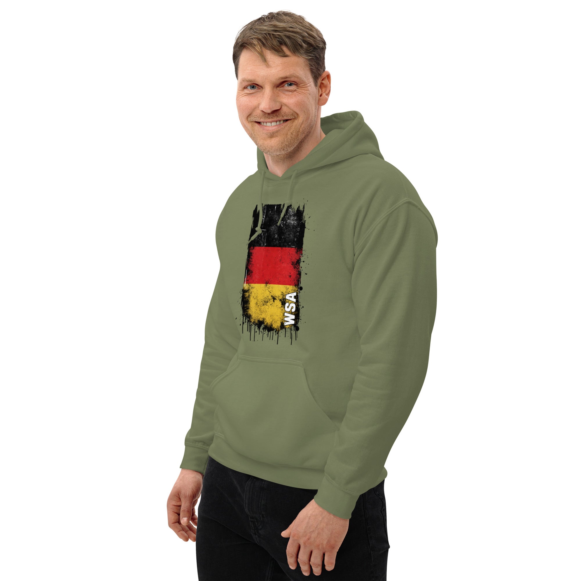 Germany World Cup 2026 Distressed Flag Hoodie | Unisex
