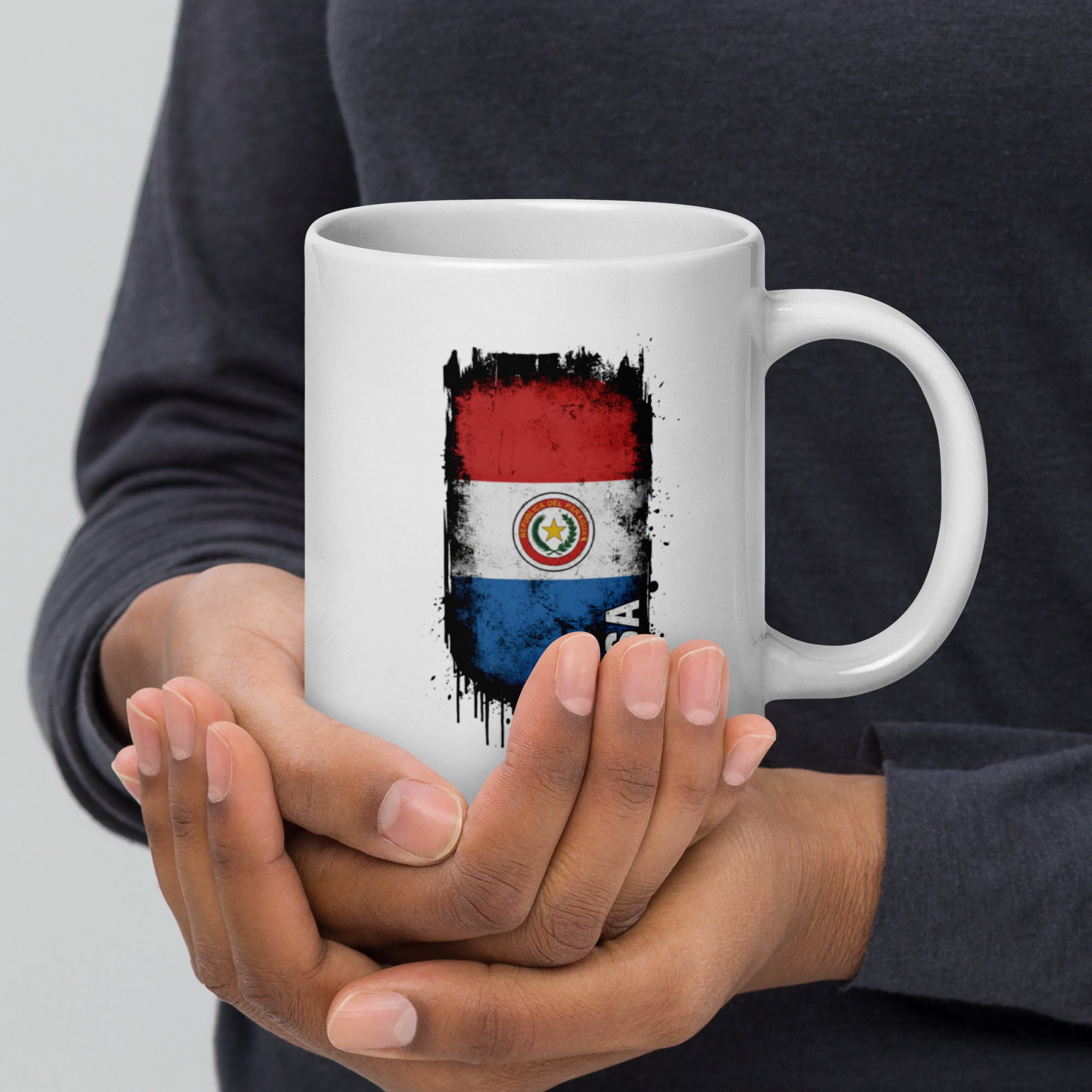 Paraguay World Cup 2026 White Glossy Mug | Premium Ceramic Coffee Mug