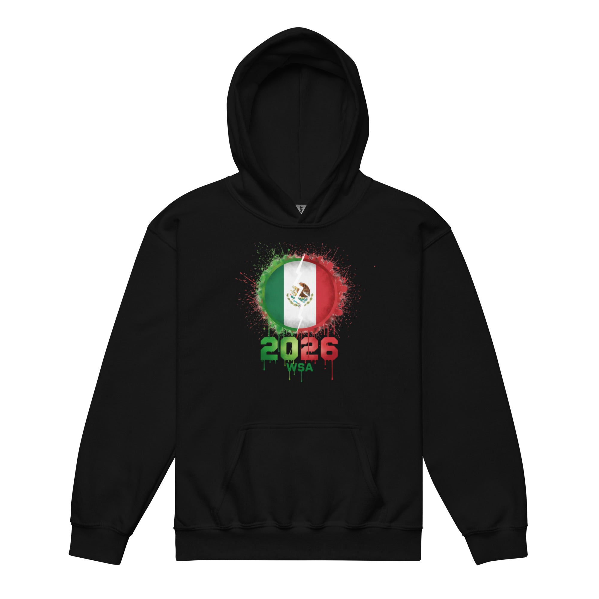 Mexico World Cup 2026 Youth hoodie Black