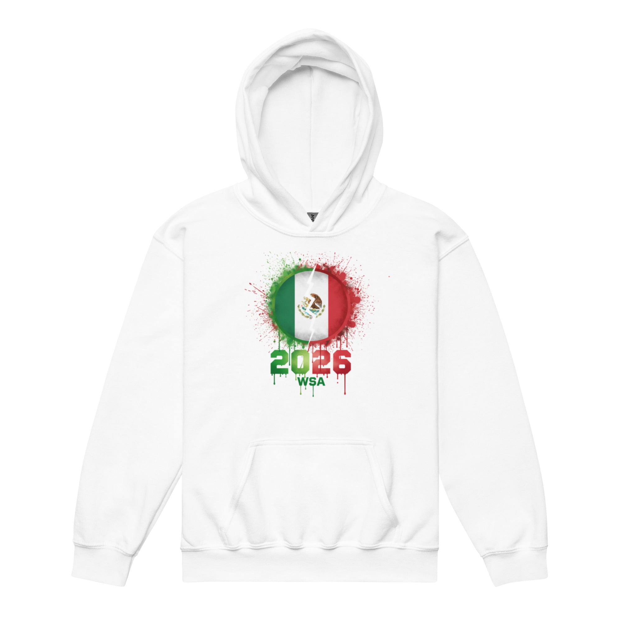 Mexico World Cup 2026 Youth hoodie White 
